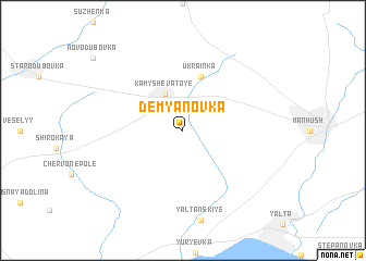 map of Demʼyanovka