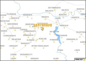 map of Dem”yanovo