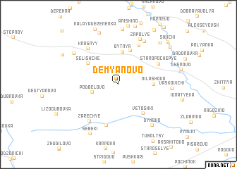 map of Dem\