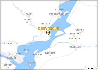 map of Dem\