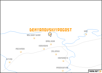 map of Dem\