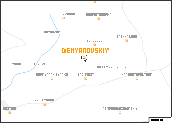 map of Dem\