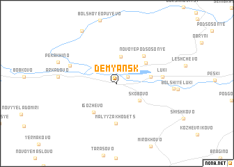 map of Demyansk