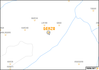 map of Demza