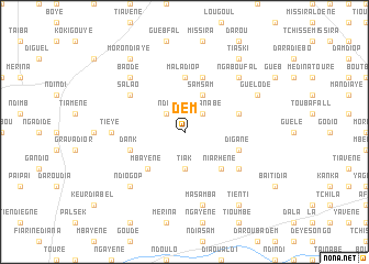 map of Dèm