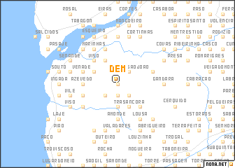 map of Dem