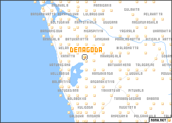 map of Denagoda