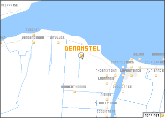 map of Den Amstel