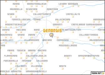 map of De Nardis