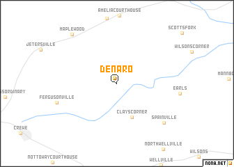 map of Denaro