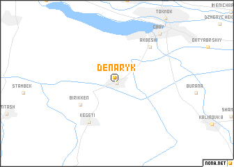 map of Dën-Aryk