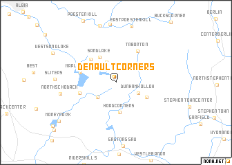 map of Denault Corners