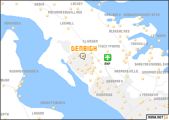 map of Denbigh