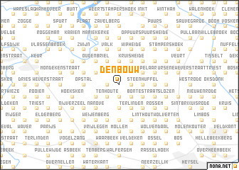 map of Den Bouw