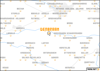 map of Den Braam