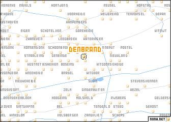 map of Den Brand