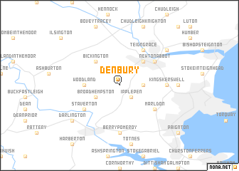 map of Denbury