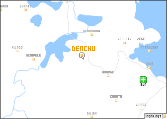 map of Dēnchʼu
