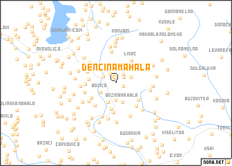 map of Denčina Mahala