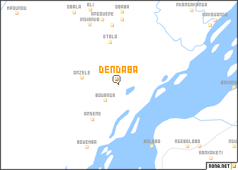 map of Dendaba