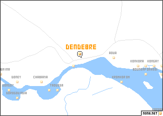 map of Dèndébré