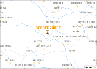 map of Dendê Grande