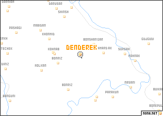 map of Denderek