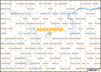 map of Dendermonde