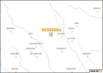 map of Dendewaj