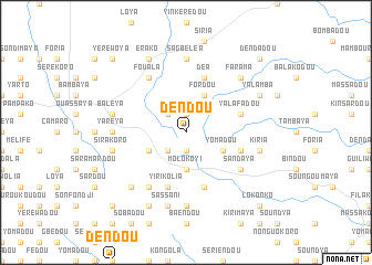 map of Dendou