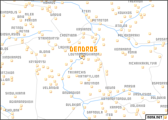 map of Déndros