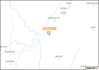 map of Deneba