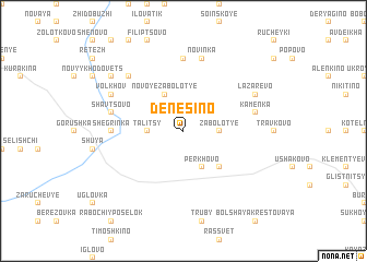 map of Denesino