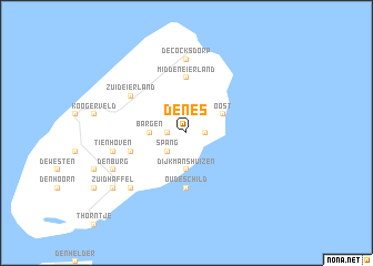 map of De Nes
