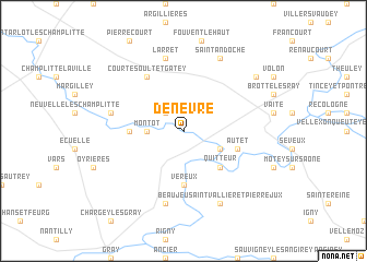 map of Denèvre