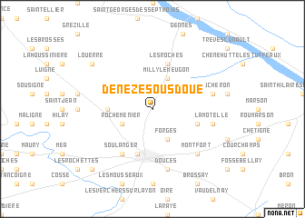 map of Denezé-sous-Doué