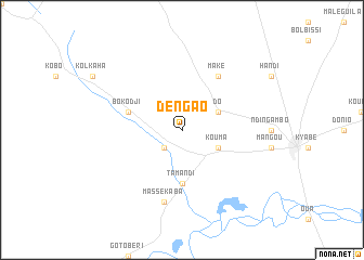 map of Dengao