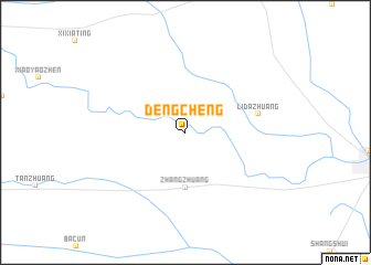 map of Dengcheng