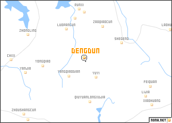 map of Dengdun