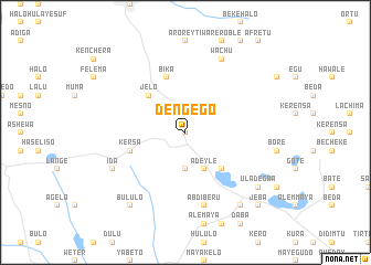 map of Dengego