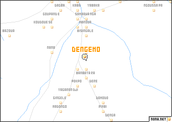 map of Dengémo