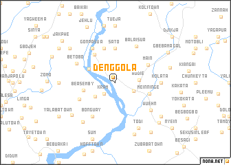 map of Deng Gola