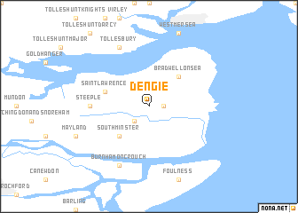 map of Dengie