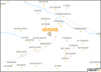 map of Den\