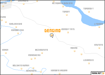 map of Den\