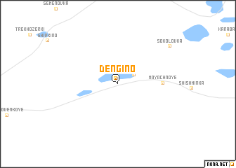 map of Den\