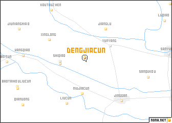map of Dengjiacun