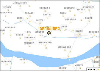 map of Dengjiafa