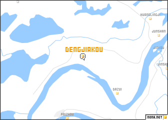 map of Dengjiakou