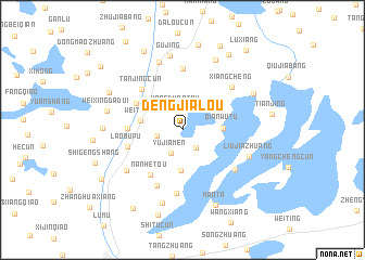 map of Dengjialou